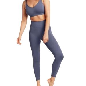 Knix Good to Go Seamless Leggings Stretch Comfy Womens Med Gym Athleisure Navy